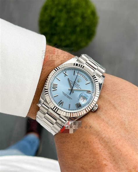 Rolex platinum day date reference